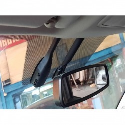 ติดแป้นกระจกมองหลังรถยนต์