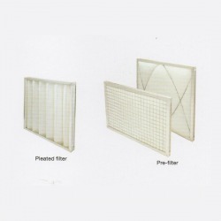 Pre-filter/Pleated filter with aluminum frame
