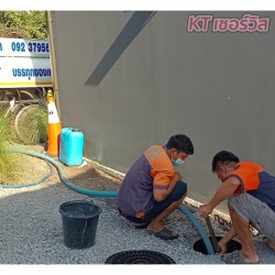 Solving the problem of clogged pipes, Nonthaburi