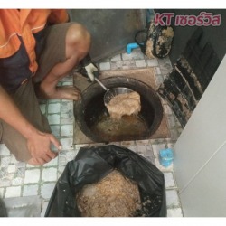 Cleaning grease traps, Nonthaburi