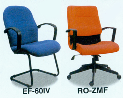 เก้าอี้สำนักงาน น้ำเงิน(EF-60IV), ส้ม(RO-ZMF)
