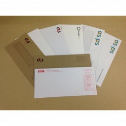 รับพิมพ์หัวจดหมายและซองจดหมาย