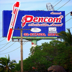 Produce cheap billboards in Bangkok