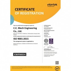 โรงงานเชื่อมประกอบมาตรฐาน ISO9001:2015 โดย Intertrek