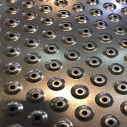 Special punching for sieve holes