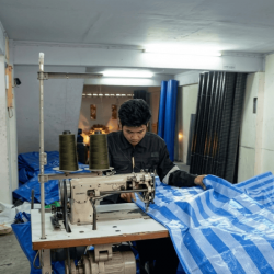 Custom made canvas production