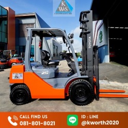 ให้เช่ารถโฟล์คลิฟท์ดีเซลสภาพดี