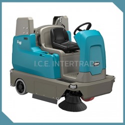 Battery-Powered Compact Ride-On Sweeper S16