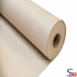 Kraft paper for glass, glass support