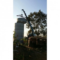 Installation of concrete water tank