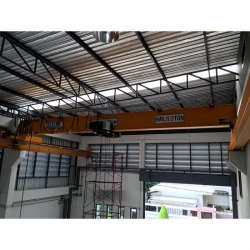 The company installed electric rail crane.