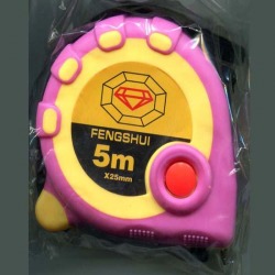 ตลับเมตร Measuring Tape (DM998 Pink+Yellow Fengshui)
