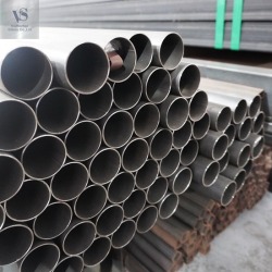 Black round steel pipe factory price
