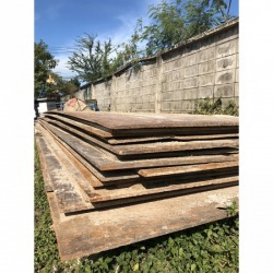 Rental of paved steel sheets