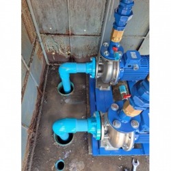 ปั๊มน้ำในระบบบำบัดน้ำเสีย