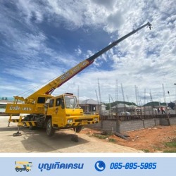 Crane Rental for Company Sign Installation in Cha-am