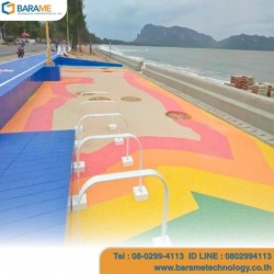 Poly Vinyl / Color Flakes Floor