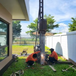 Receive i18 micropile driving
