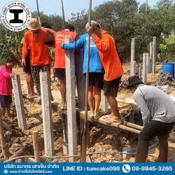 รับลงเข็มหกเหลี่ยมด้วยแรงคน ปทุมธานี