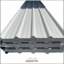 Metal sheet PU foam roof