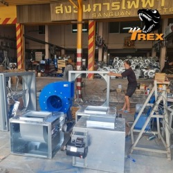 Industrial fan manufacturing factory