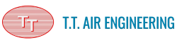 ทีมช่างที ที แอร์ เอ็นจิเนียริ่ง ติดตั้งระบบปรับอากาศ VRV ในโรงงานสมุทรปราการ งานติดตั้งแอร์โรงงานแบบท่อลม