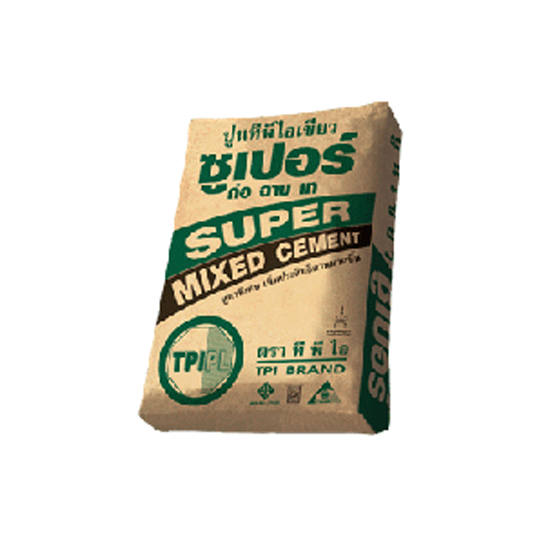 ปูนทีพีไอเขียวซูเปอร์ ปูนทีพีไอเขียวซูเปอร์  ปูนทีพีไอ  Super Mixed Cement 