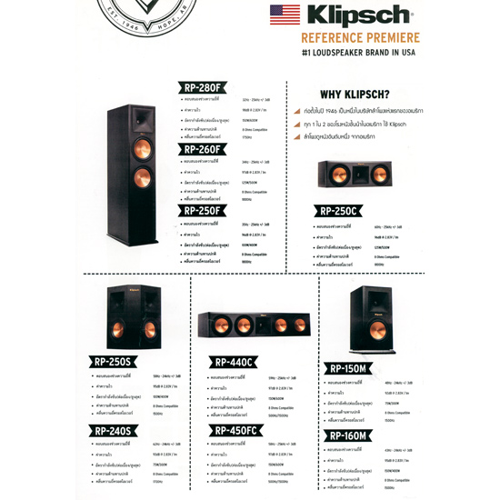 Klipsch  KEEPERS OF THE SOUND ชุดลำโพง 