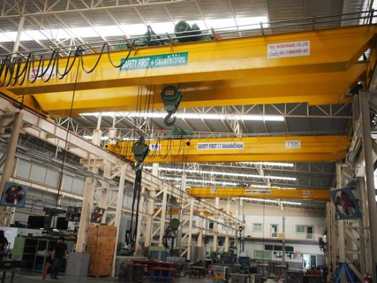 Double Overhead Crane เครนเหนือศีรษะแบบคานคู่ 