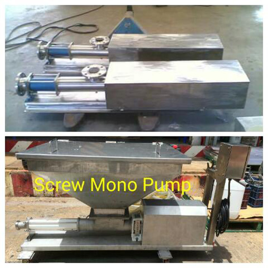 เครื่องสูบแบบ Screw Mono Pump เครื่องสูบของเหลว 