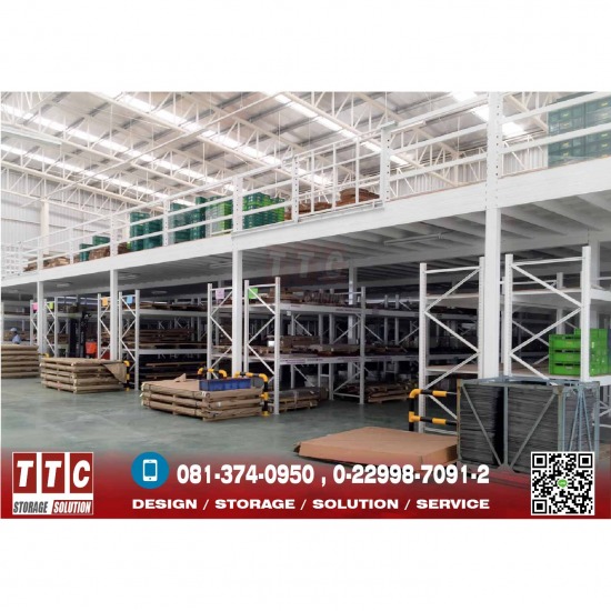 Mezzanine Floor System ชั้นวางสินค้าในโรงงาน  โรงงานผลิตชั้นวางสินค้า  ชั้นวางสินค้าราคาโรงงาน 