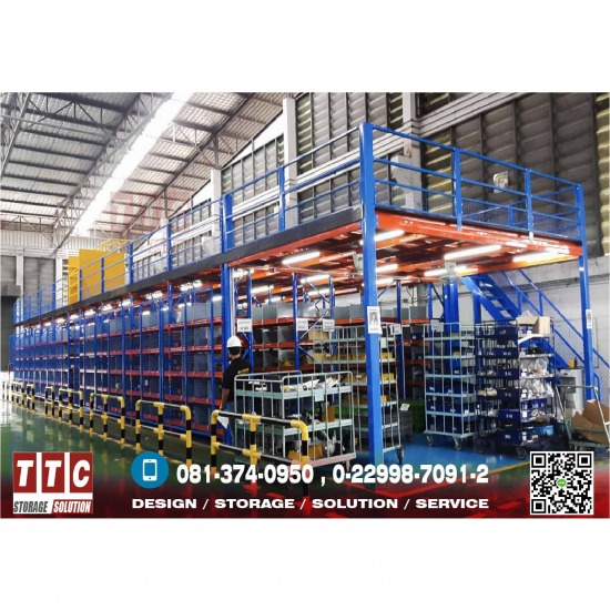 Rack supported mezzanine floor ชั้นเหล็กวางพาเลท  โรงงานผลิตชั้นเหล็ก  ชั้นเหล็กวางพาเลท ราคาโรงงาน 