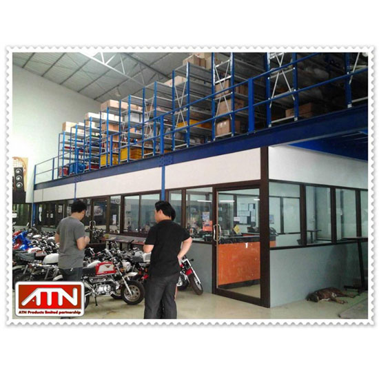 Mezzanine Floor ชั้นวางสินค้า  ชั้นลอยเหล็ก  ชั้่นวางสินค้าน็อคดาวน์ 