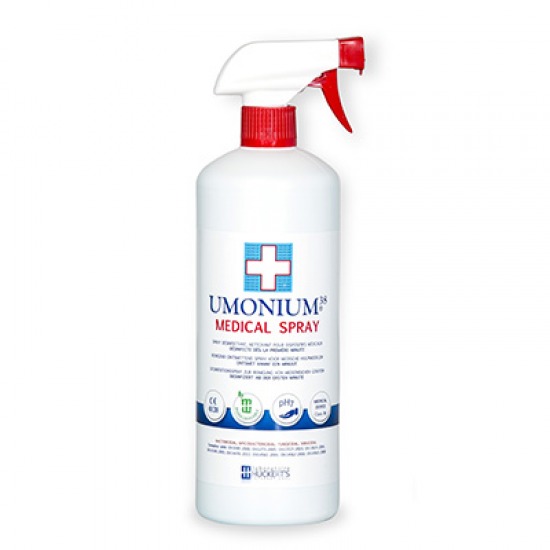 ขายส่งสเปรย์น้ำยาฆ่าเชื้อบนพื้นผิววัสดุ UMONIUM38 Medical spray  ขายส่งสเปรย์น้ำยาฆ่าเชื้อบนพื้นผิววัสดุ  UMONIUM38 Medical spray  UMONIUM38 ราคา  UMONIUM Medical SPRAY ราคา  ยูโมเนียม 38 ราคา 
