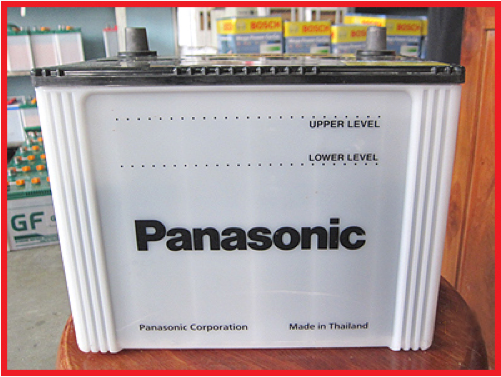 แบตเตอรี่ - Panasonic แบตเตอรี่   แบต   แบตเตอรี่รถยนต์   Battery   แบตเตอรี่แห้ง   แบตแห้ง 