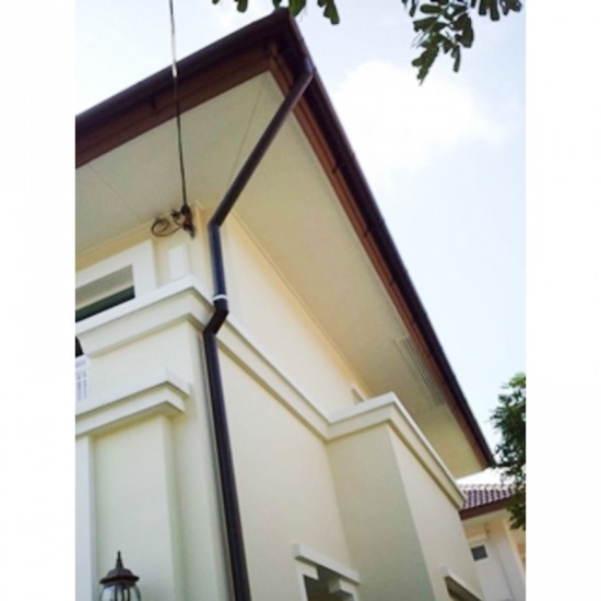 รางน้ำอลูมิเนียมสีอบ รางน้ำไวนิล รางน้ำอลูมิเนียมสีอบ รางน้ำไวนิล 